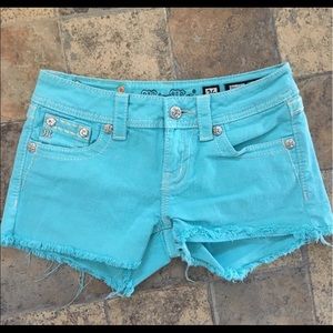 Miss me cute blue shorts size 26